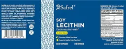 Label for Soy Lecithin 1200 mg