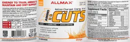 Label for Amino:Cuts Amino-Charged Energy Drink Orange