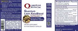 Label for Quantum Lean KetoBlend