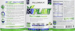 Label for ISOPlant Vanilla