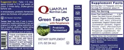 Label for Green Tea-PG