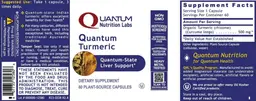 Label for Quantum Turmeric