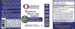 Label for Quantum Olive Leaf Support
