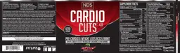 Label for Cardio Cuts 4.0 Cherry Slush