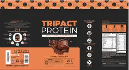 Label for TriPact Protein Creamy Chocolate