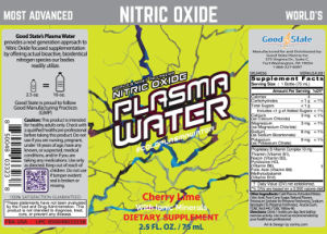 Nitric Oxide Plasma Water Cherry Lime