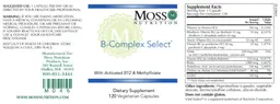 Label for B-Complex Select