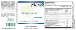 Label for Sleep Select