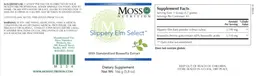 Label for Slippery Elm Select