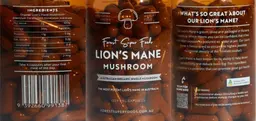 Label for Lion's Mane Mushroom
