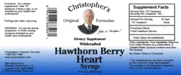 Label for Hawthorn Berry Heart Syrup