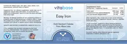 Label for Easy Iron