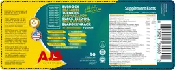 Label for Vitamin Herb Fusion