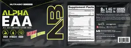 Label for Alpha EAA Cherry Lime Slush