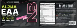 Label for Alpha EAA Dragonfruit Candy