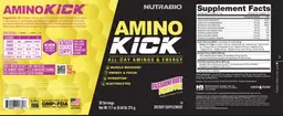 Label for Amino Kick Passionfruit Pineapple