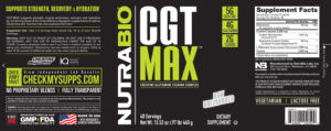 CGT Max Raw Unflavored
