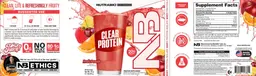 Label for Clear Protein Fruit Punch