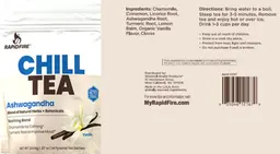 Label for Chill Tea Vanilla
