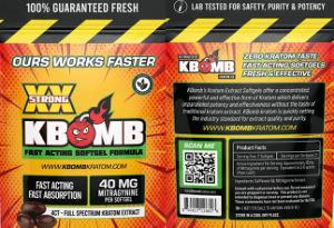KBomb Kratom Extract Softgels
