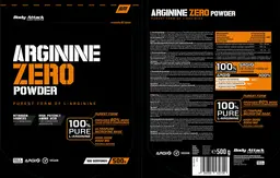 Label for Arginine Zero Powder