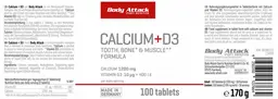 Label for Calcium 1200 mg + D3 10 mcg