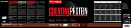 Label for Creatine Protein Chocolate Flavour