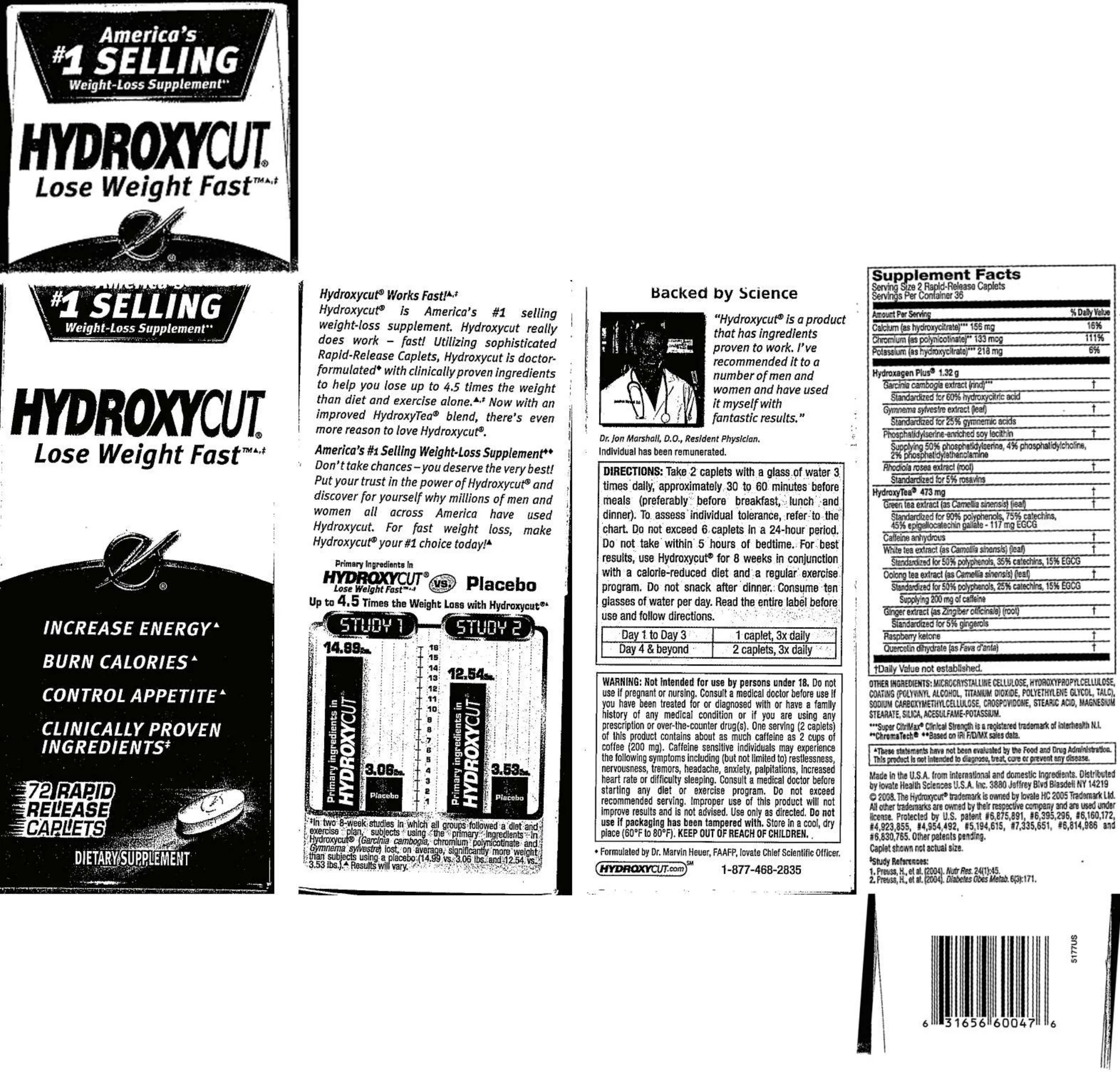 Label for Hydroxycut