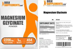 Label for Magnesium Glycinate Powder