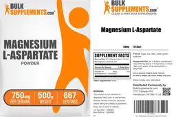 Label for Magnesium L-Aspartate Powder 750 mg