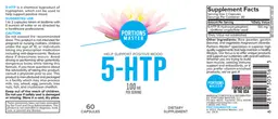 Label for 5-HTP 100 mg