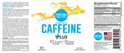 Label for Caffeine Plus 217 mg