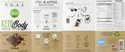 Label for Keto Body Protein Peptides Chocolate