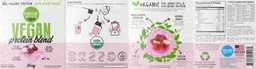 Label for Vegan Protein Blend Berry