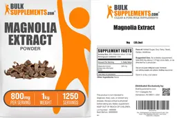 Label for Magnolia Extract Powder 800 mg