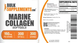 Label for Marine Collagen 150 mg Softgels