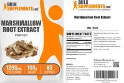 Label for Marshmallow Root Extract Powder