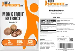 Label for Monk Fruit Extract (Luo Han Guo) Powder 2 g