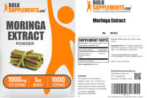 Label for Moringa Extract