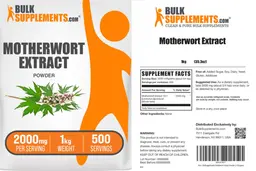 Label for Motherwort Extract Powder 2000 mg