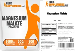 Label for Magnesium Malate Powder 2500 mg