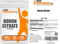 Label for Boron Citrate Powder 100 mg