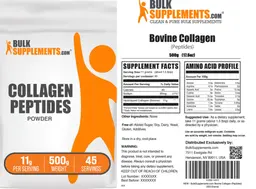 Label for Collagen Peptides Powder 11 g