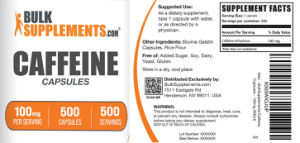 Caffeine Capsules 100 mg