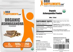 Label for Organic Ashwagandha Powder 2 g