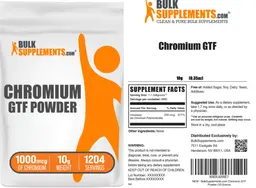 Label for Chromium GTF Powder 1000 mcg