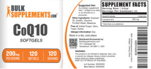 CoQ10 Softgels 200 mg
