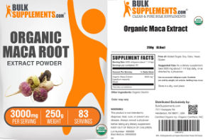 Organic Maca Root Extract Powder 3000 mg