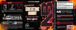 Label for Micronized Creatine Burst Island Splash Fruit Punch