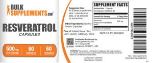 Resveratrol Capsules 500 mg